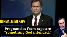 Presidential candidate Mitt Romney endorsed Indiana Senate candidate Richard Mourdock, who's since said that pregnancies from rape are "something God intended."